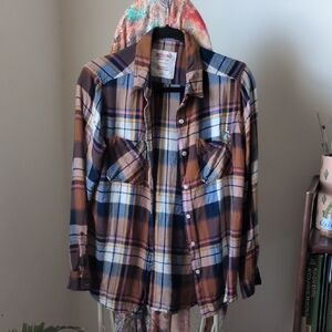Mossimo Supply Co. Multicolor Plaid Shirt
